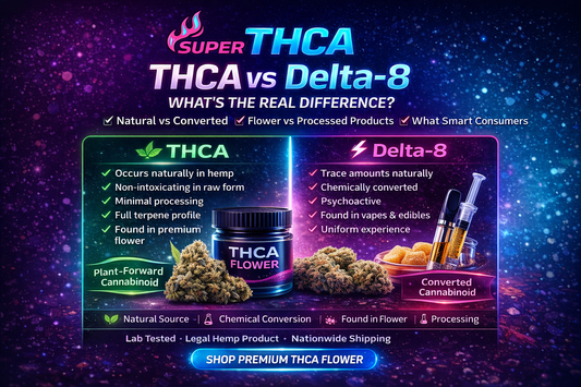THCA vs Delta‑8: What’s the Difference? | Super THCA