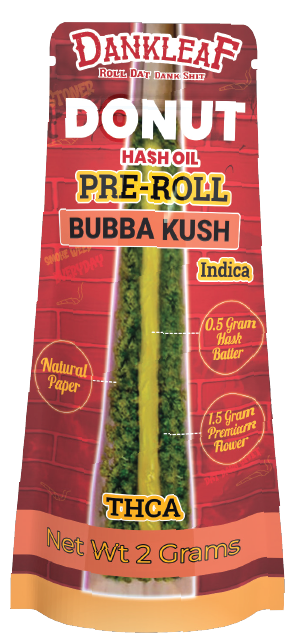 2g Bubba Kush Donut Hash Hole Pre-Roll