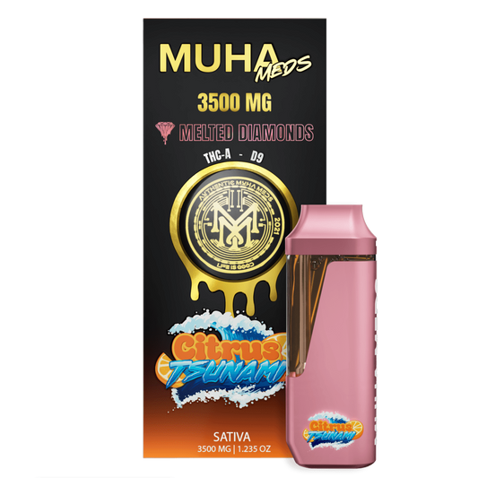 3.5g Live Resin Muha Meds Cart — Citrus Tsunami