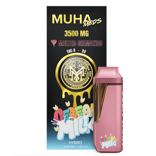 3.5g Live Resin Muha Meds Cart — Cereal Milk
