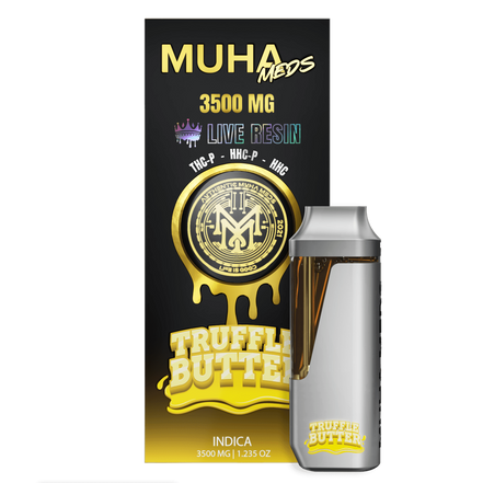 3.5g Live Resin Muha Meds Cart — Truffle Butter