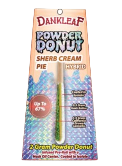 2g Powder Donut Pre-Roll Sherb Cream Pie