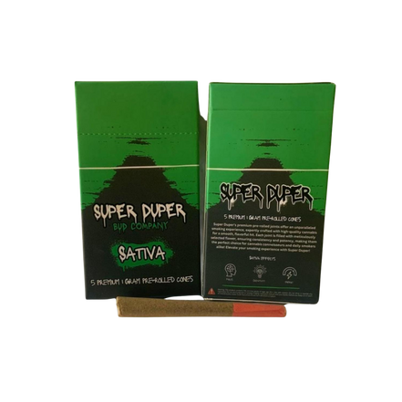 Super THCA Sativa Gary Payton Indoor Pre-Rolls (Five Pack)