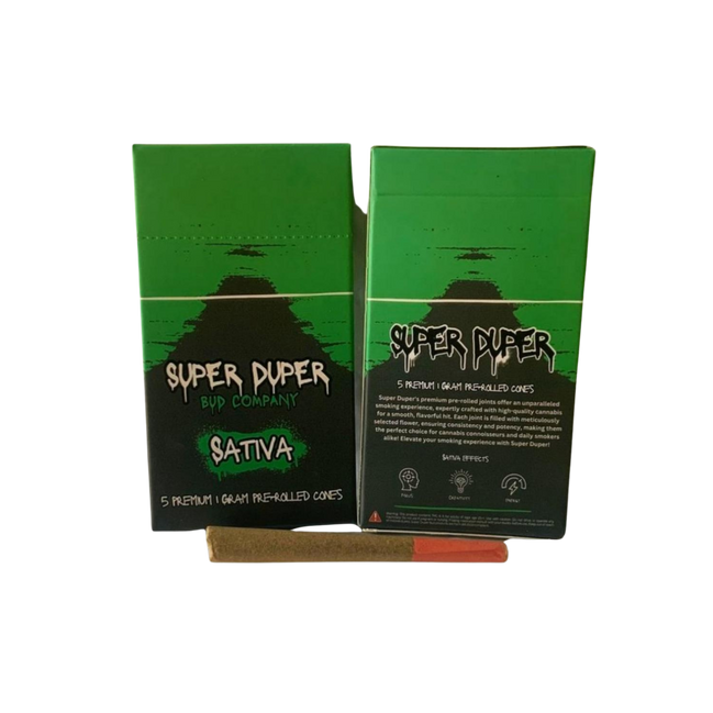 Super THCA Sativa Gary Payton Indoor Pre-Rolls (Five Pack)