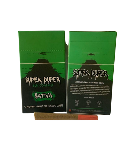 Super THCA Sativa Gary Payton Indoor Pre-Rolls (Five Pack)
